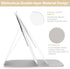 Kintion Travel Makeup Mirror, 8"*5.4" Portable LED Lighted Mirror with 360° Rotation, Touch Screen, Dimmable Lighting