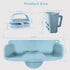 KPDUSG Silicone Portable Hair Washing Station for Kids,Toddlers and Elderly,Shampoo Basin/Bathtub Shampoo Basins