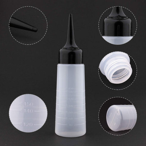 Yebeauty Hair Color Applicator Bottle, 2 Pack Squeeze Bottle 150ml/5 Ounce with Angled Tip
