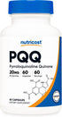 Nutricost PQQ (Pyrroloquinoline Quinone) 20mg, 60 Vegetarian Capsules, Non-GMO, Gluten Free