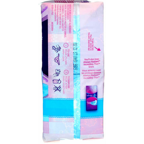 Always Dailies Liners Thin Regular - 60 Count (2 Pack)