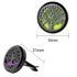 2PCS Tree of Life Car Diffuser Aromatherapy Essential Oil Black Stainless Steel Locket with 12 Felt Pads