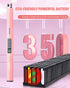 Rechargeable Electric Candle Lighter, Arc Plasma Flameless Windproof USB Lighter with Multi-Safety Protection (Rose