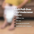 Vakly Adult Vinyl Waterproof Pull-On Diaper Cover Incontinence Pants Oversized Underwear Protection with Added Leak