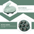 Portable Green Steel Muscle Roller for Neck and Back Relief