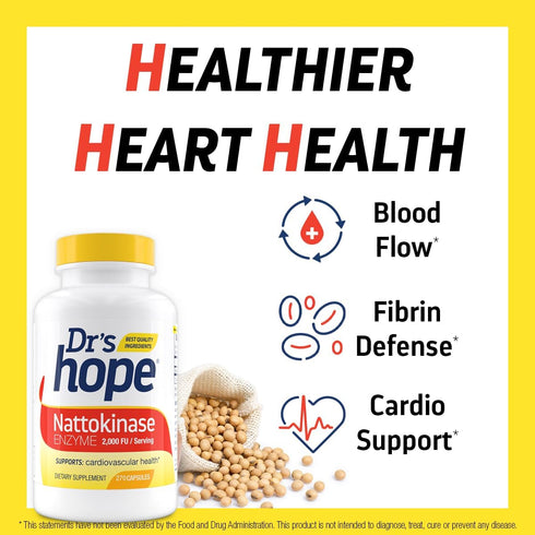 Nattokinase Supplement 2000 FU - Supports Cardiovascular Health & Blood Circulation - Non-GMO, Gluten-Free, 270 Veggie