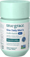 True Grace Men's 40+ One Daily Multivitamin with Fermented Minerals, Organic Adaptogens & Mushrooms for Immune, Bone &
