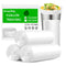 4 Gallon Small Trash Bags, 110 Count, White Trash Bag for Office Bedroom, Small Garbage Can Liners
