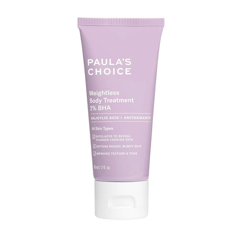 Paula's Choice Weightless Body Treatment 2% BHA, Salicylic Acid & Chamomile Lotion for Keratosis Pilaris (2 Oz)