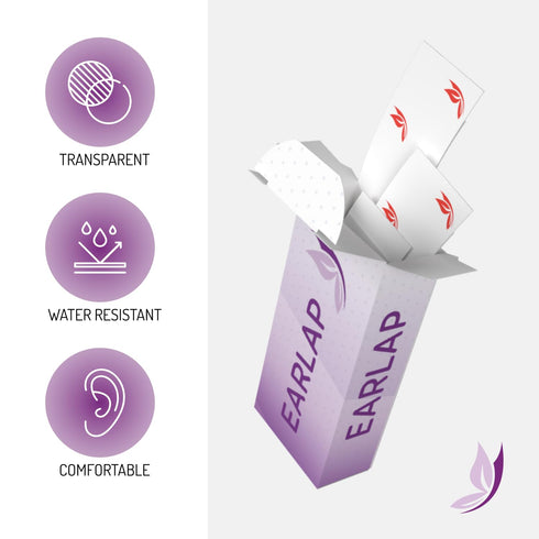 Ear Corrector with 20 Ear Tape, Cosmetic Aesthetic Stickers for Prominent Ears, Waterproof Ear Correctors for Adults