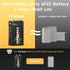 XFOXBATT 9V 6F22 9 4 Count Pack Batteries Carbon Volt Battery for Smoke/CO Detectors Leakproof & Long-Lasting, Square