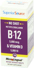Superior Source Methyl B12 and Vitamin D3 5000 IU Multivitamins, 100 Count, 5000 mcg