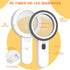 AIXPI Magnifying Glass with Light, 30X Handheld Large Magnifying Glass 12 LED Illuminated Lighted Magnifier for Macular Degeneration Seniors Reading Inspection Coins Jewelry by AIXPI