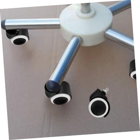 4pcs HEALLILY Wheel Replacement Rolling Cart Caster Wheels Brakes for Shelving Units