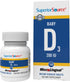 Superior Source Baby Vitamin D3 200 IU, Quick Dissolve Tablets, 100 Count for Strong Bones and Immune Support