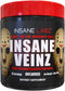 Insane Labz Insane Veinz Non Stimulant NO Enhancing Powder, Nitric Oxide Booster with Agmatine Sulfate, 35 Servings