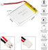 3.7V 1000mAh Battery 523450 Lithium Polymer Ion Rechargeable Li-ion Li-Po Battery with 2P PH 2.0mm Pitch Connector
