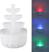 Jeffergarden 500ml Fountain Diffuser Humidifier, Quiet Aromatherapy with Capacity for Living Room and Bedroom