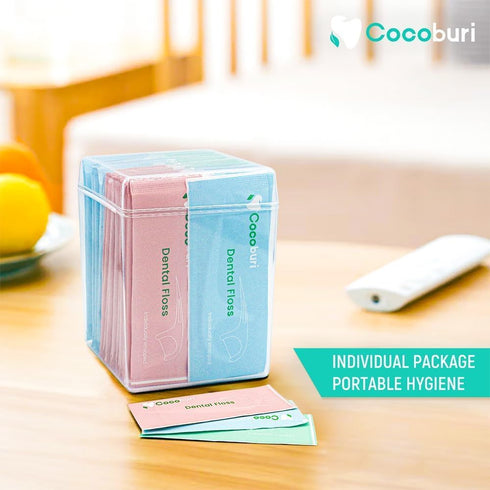 Dental Floss Adult Floss Picks, Single Individually Packaged, Ultra-Fine Adult Floss, No Breakage, Portable Individual