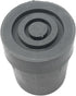 PCP Replacement Cane Tips, 7/8 inch / 2.2 cm Diameter, Gray, Two Tips