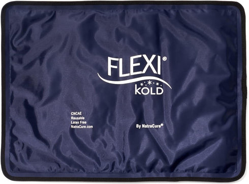 FlexiKold Gel Ice Pack, Standard Large (10.5" x 14.5"), Reusable for Injuries