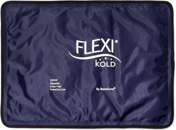 FlexiKold Gel Ice Pack, Standard Large (10.5" x 14.5"), Reusable for Injuries