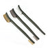 OriGlam Mini Wire Brush Set, Handy Steel/Nylon/Brass Brush for Cleaning Paint, Dirt, Welding Slag, Rust
