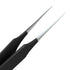 Ingrown Hair Tweezers, Pointed Tip, Black, Precision Stainless Steel for Treatment & Splinter Removal