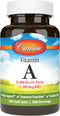 Carlson Vitamin A, 25000 IU (7500 mcg RAE) with Pectin for Vision Health, 300 Softgels