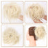 Lativ Messy Hair Bun Scrunchies Extension with Elastic Rubber Band for Women Girls (Messy Bun, Blonde)