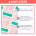 Patchology Rose Renewing Hand Mask - Strawberry Scented Moisturizing Gloves for Dry & Cracked Hands - 1 Pair