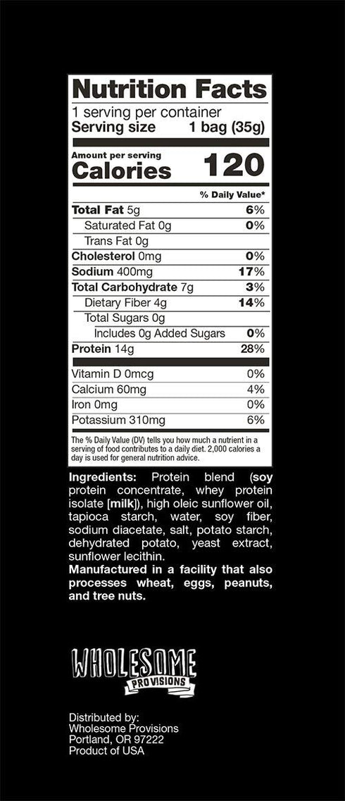 Protein Chips, 14g Protein, Gluten Free, Keto Snacks, 6 Pack (Barbecue & Sea Salt Vinegar)