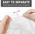 mufanyu 4 60 Counts 4 12-15 Gallon Drawstring Trash Bags, Gal Unscented White Small Garbage Bags, Small Trash Can Bin