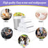 3 Gallon 80pcs+10pcs Small Clear Trash Bags - Strong Plastic Garbage Bags for Bathroom Trash Can Liners