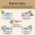 Siyah Organics 5oz Womens Menstrual Relief Balm with Hibiscus & Lemon Balm Comforting, Relaxing, and Soothing Body Balm