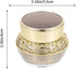 OSALADI Empty Refillable Acrylic Cosmetic Containers, 1 Pack Vintage Golden Cosmetic Face Eye Cream Storage Jar Bottle, Travel Toiletry Containers for Lotion Skincare Cream