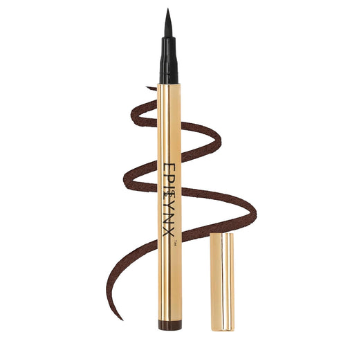 Waterproof Smudge-Proof Liquid Eyeliner Pen, Precision Tip for Long-Lasting Application, 2mL Brown