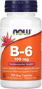 Now Foods B-6 100 mg | 100 Capsules