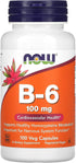 Now Foods B-6 100 mg | 100 Capsules