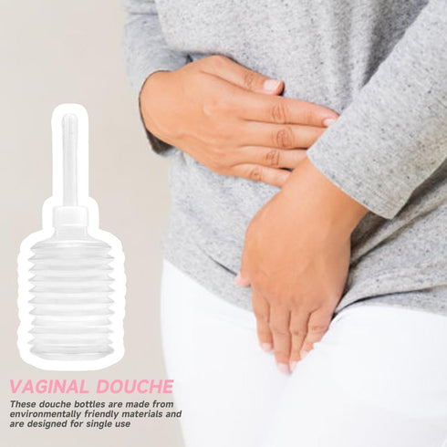 Wilafury 10Pcs 200ml Douche Bottles for Women, Disposable Vaginal & Anal Applicator, Eco-Friendly Flexible Cleaner