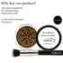 Root Touch Up Powder, True-to-Nature Hairline Concealer with 11 Shades, Fragrance-Free, Dark Brown