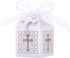LEMESO 2x2x2in Favor Boxes for Presents, Small Gift Boxes with Ribbon, Party Wedding Favors, Mini Candy Boxes