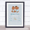 The Card Zoo New Baby Birth Details Christening Nursery Dark Skin Boy Twins Gift Print