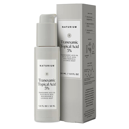 Naturium Tranexamic Topical Acid 5% - Face & Skin Care with Kojic Acid, Niacinamide & Licorice Root
