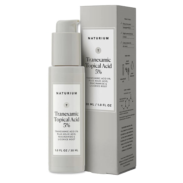 Naturium Tranexamic Topical Acid 5% - Face & Skin Care with Kojic Acid, Niacinamide & Licorice Root