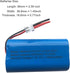 AOLIKES 7.4V Rechargeable Li-ion Batteries 2600mAh with XH2.54-2 Pin Plug, DIY 18650 2S1P Battery Pack
