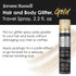 Jerome Russell Temporary Hair and Body Glitter Color Spray, 2.2 oz, Travel Spray, Adds Sparkly Shimmery Glow