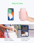 SOICARE Car Diffuser, Small Portable Essential Oil Diffuser with Built-in USB Cable, Mini Aromatherapy Diffuser (Pink)