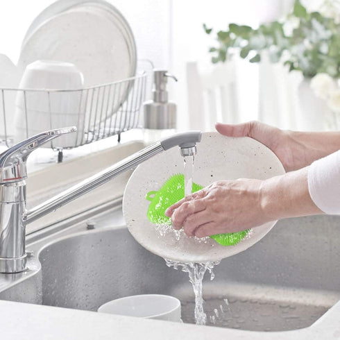 3PCS OstWony Silicone Dish Sponges, Super Food-Grade Multi-Purpose Kitchen Gadgets