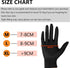 Disposable Latex Free Nitrile Gloves, 100 Pcs Black Cleaning Powder Free